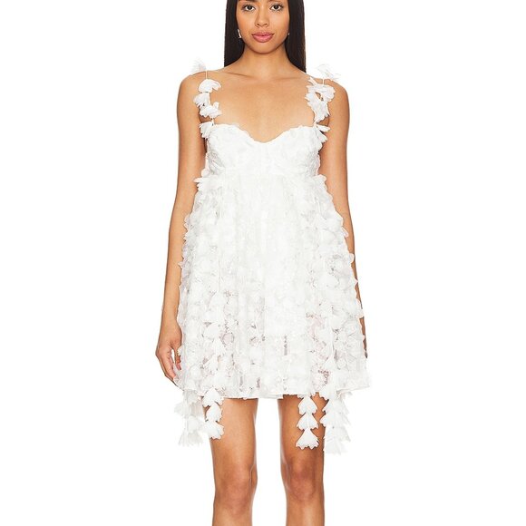 For Love And Lemons Dresses & Skirts - NWT For Love & Lemons Bellatrix Mini Dress Bridal